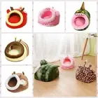 Plush Warm Hamster Cage PP Cotton Pet Mini Cotton Nest Autumn