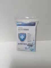 Emergency Mylar Thermal Blankets (Pack of 6), New, 55x84"