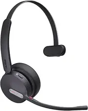 Yealink BH70 Bluetooth Wireless Mono Headset Microsoft Teams, 3 mic Noise Cancellation Talk time up to 35h BT51 C Dongle with Type A Adapter