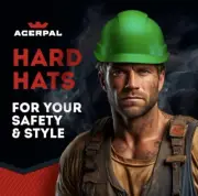 Acerpal Cap Style Helmet, Ventless, Glossy Finish