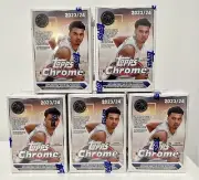 2023-24 Topps Chrome Basketball Blaster Value Box BRAND NEW SEALED - 5 pack lot