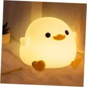 Duck Night Light,Cute Duck Silicone lamp with Dimmable & 20 Mins Dudu Duck