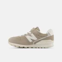 在飛比找Yahoo奇摩購物中心優惠-New Balance 996系列 男女大童休閒鞋-米灰-Y