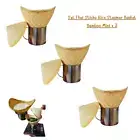 3x Set Thai Sticky Rice Steamer Basket Bamboo Mini Cookware Vingtage Pot Camping