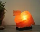 Dinosaurs Himalayan Pink Salt Shape Lamp, Dimmer Switch, Home Decor