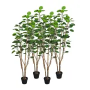 4X 150cm Green Artificial Indoor Pocket Money Tree Fake Plant Simulation Decorative