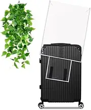 [Wanfoou] Clear PVC Suitcase Cover - Waterproof Dustproof Anti-Scratch Protector for Wheeled Luggage (Transparency, 30 Inch)