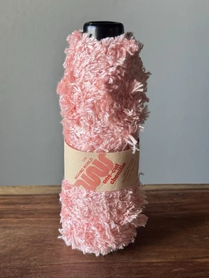 NEW Vintage Rayon One-Cut Chenille Pink Weaving World Yarn