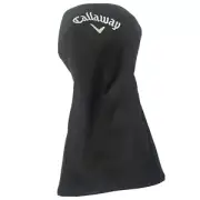 DRIVER HEAD COVER - Universal Callaway Black leather Driver cover NEW