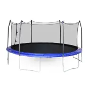 Skywalker 17' Oval Trampoline For Adults, Toddlers, And Kids Blue