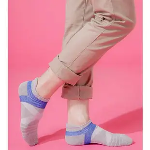Footer 台灣製 輕壓足弓護跟船形襪T106L(24~27cm) 抗菌消臭 透氣吸汗 短襪 女襪 男襪