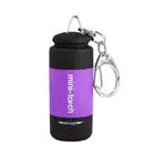 Mini Flashlight Usb Charging Led Small Key Chain Light Convenient A6F7 R4X1