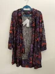 Taking Shape Jacket. TS14. Sz L (20-22) Velvet Sheer.
