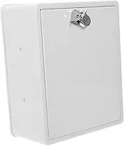 Tofficu Outdoor Package Box with Lock Wall Mounted Secure Mailbox for Porch Sturdy and Minimalistic Design for Home Milk Deliveries Space Saving
