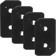 Pack of 4 12007650 Sponge Filter Dryer Filter Compatible with Bosch Siemens Heat Pump Dryer Foam Filter Tumble Dryer Foam