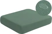 Water Repellent Sofa Couch Cushion Covers Sofa Seat Slipcover Suitable for 1/2/3 Setaer Furniture Protector, Non Slip Small Checks, Sage