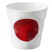 在飛比找Yahoo奇摩購物中心優惠-法國 REVOL FRO 日本國旗陶瓷皺折杯 80cc