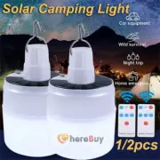 USB Solar Portable LED Flashlight Rechargeable Camping Tent Light Lamp Lantern