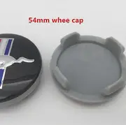 4pcs 54mm 56mm 60mm for ST Cobra Shelby Car Wheel Center hub Cap Badge covers emblem sticker car Styling accessories JOHX 54mm Mustang cap