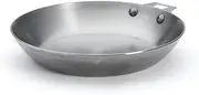 [DE BUYER] Mineral B Frying Pan with Detachable Element, 24 cm, Steel, Silver, 35.61 x 27.99 x 8.41 cm