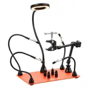 VEVOR Magnetic Helping Hands Soldering Station 3X Magnifying Lamp Air Gun Holder