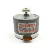 1X 530 Two-Speed CCW Motor Belt Wheel 12V DC CCW for cassette deck tape recorder
