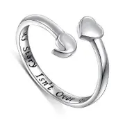 My Story Isn't Over Yet Sterling Silver Semicolon Ring This Too Shall Pass Ring Jewelry