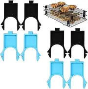 8 Pieces Bakings Sheet Tray Stackerss Clips -Space-Saving Layered Pan Stackerss - Multipurpose Baking Kitchen Tools | for Freeze Dryer Trays Kitchen Picnic BBQ Pantry Storage Sheet Pan