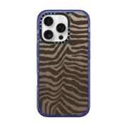 iPhone 16 Pro Impact Case MagSafe Compatible Zebra-Brown