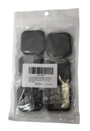 Dessy & Bili 6 Pack Door Stoppers Wall Protector Silicone Door Bumpers Black