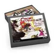 Chrono Trigger SNES 90s Nostalgic Retro Style Cover Art Puzzle 252, 500-Piece