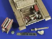Verlinden 1/35 Soviet Russian T-72 Tank Engine & Compartment (for Tamiya) 2719