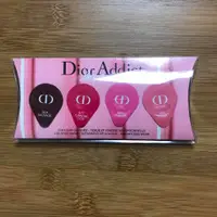 在飛比找蝦皮購物優惠-Dior Addict 迪奧 癮誘超模漆光唇釉 四色試用卡