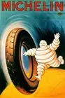 Michelin Tires Racing 1925 Ad Retro Vintage High-Quality 22inx17in Art Poster