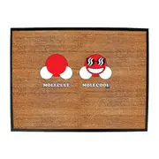 Molecule Molecool - Funny Novelty Doormat Man Cave Floor mat