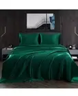 Homiest 4pcs Satin Sheets Set Luxury Silky Satin Bedding Set w/Deep Pocket,Full