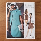 Vogue 1073 Teal Traina Jacket and Dress Sewing Pattern Size 12 UNCUT