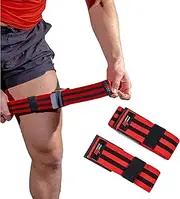 Blood Flow Restriction Bands, 2X Occlusion Bands for Legs, Elastic Bands with Buckle Fasteners for Muscle Building and Pump, BFR Cuffs