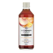 SodaStream White Peach & Ginger Non-Alcoholic Cocktail Infusion Drink Mix Syrup- 330mL Makes About 14 Cocktails/ Mocktails