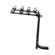 Premium 4-Bike Carrier Rack Hitch Mount Swing Down Bicycle Rack W/ 2" Receiver