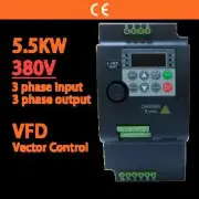 5.5KW 380V 3Phase 7.5HP Vector Control VFD Variable Frequency Converter Variator