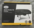Ooni Koda 16 Protective Cover Waterproof & Weatherproof Pizza Oven Cover - Black