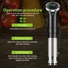 Sous Cooker Machine Immersion Circulator Quiet 1100 Watts LCD Touchscreen 6