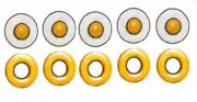 Acupressure-Magnet Chakra-Medium (General) (Set-10pc)-Code-329