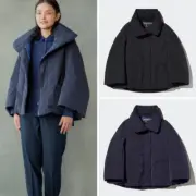 UNIQLO +J Hybrid down jacket Women's Water repellent 2 Colors Black Navy XS~3XL