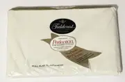 VTG Fieldcrest Perfection Fine Combed Percale White Double Full Flat Sheet NOS
