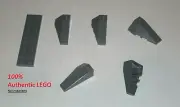 LEGO NEW 2x4 Dark Stone Grey Slope Triple Right (5x) 4210867 Brick 43711