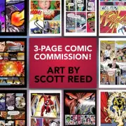 COMIC BOOK COMMISSION YOUR 3-PAGE STORY! ART BY SCOTT REED!