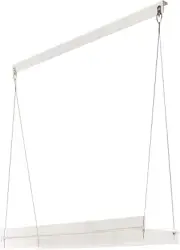 Hanging Acrylic Shelves for Windows (22" Wide, 1 Shelf - 26" Tall)