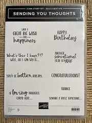 Stampin’ Up! SENDING YOU THOUGHTS Birthday, Congratulations, Get Well